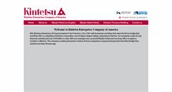 Desktop Screenshot of kintetsu-enterprises.com
